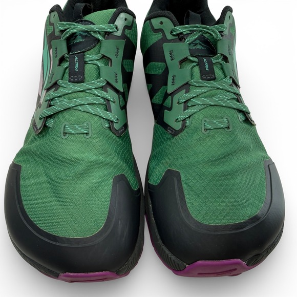 Altra Lone Peak 7 Mens size 13 Trail Running Shoes Green Zero Drop Sneakers - Picture 3 of 10